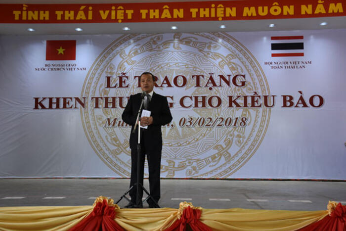Thứ trưởng Vũ Hồng Nam phát biểu tại buổi lễ