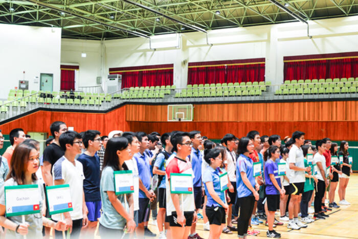Các vận động viên đến từ các trường Đại học miền Bắc Hàn Quốc