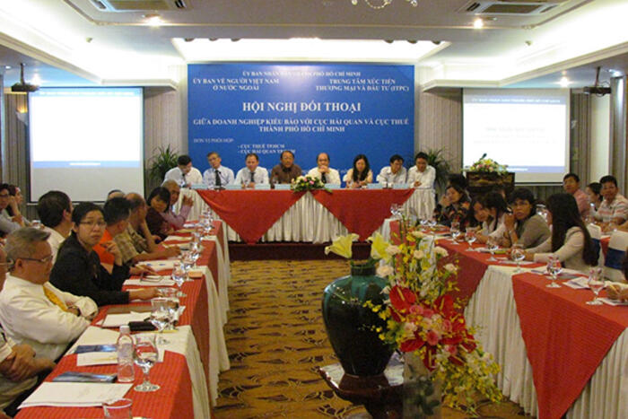Hội nghị Đối thoại giữa doanh nghiệp kiều bào với cục Hải quan và cục Thuế TP Hồ Chí Minh