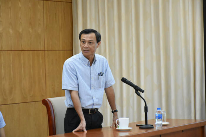 Phó Chủ nhiệm UBNNVNVNONN Lương Thanh Nghị phát biểu tại buổi huấn luyện