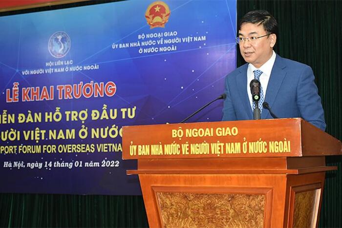 Thứ trưởng Phạm Quang Hiệu phát biểu tại buổi lễ
