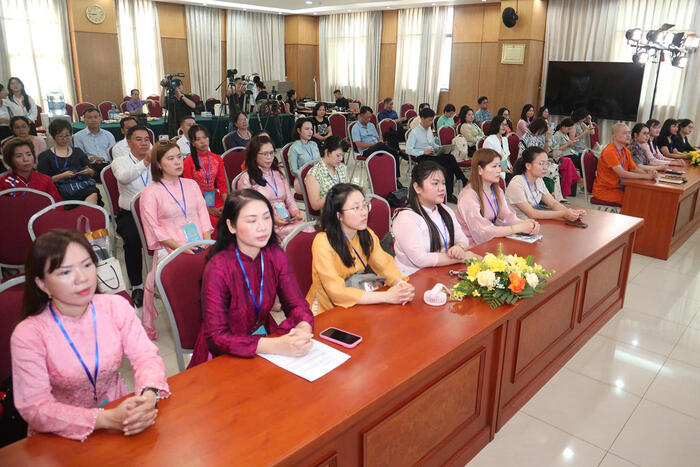 Các học viên tham dự buổi lễ 
