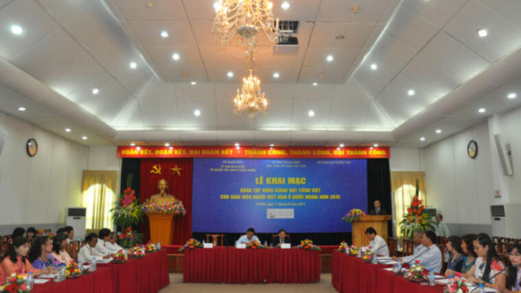 Khai mạc Khóa tập huấn giảng dạy tiếng Việt cho giáo viên người Việt Nam ở nước ngoài