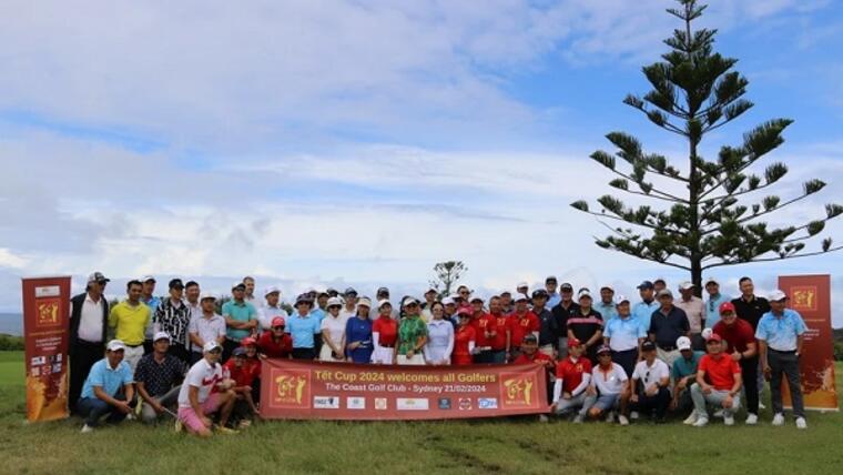 Giải golf “Tết Cup 2024” ở Australia gây quỹ giúp các trường học ở miền Trung