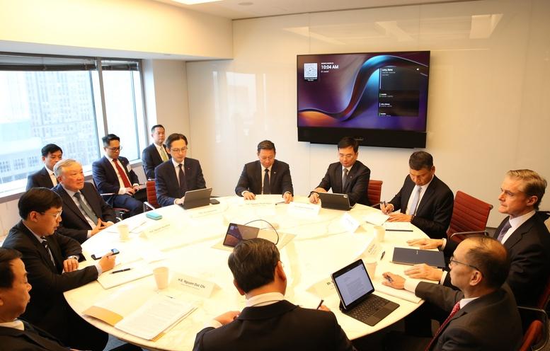 Phó Thủ tướng Thường trực Nguyễn Hòa Bình thăm và làm việc với hai sàn giao dịch chứng khoán lớn của Hoa Kỳ- Ảnh 7.