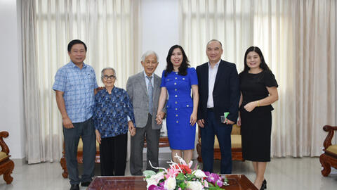 Thứ trưởng Ngoại giao Lê Thị Thu Hằng gửi Thư  chúc mừng  Giáo sư Trần Thanh Vân và Giáo sư Lê Kim Ngọc