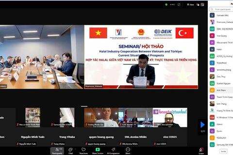 Thúc đẩy xuất khẩu sản phẩm Halal sang thị trường Thổ Nhĩ Kỳ