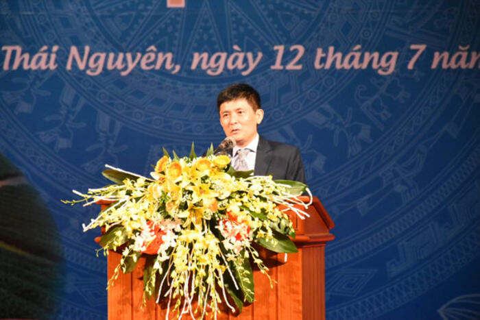 Ông Nguyễn Hoành Năm phát biểu tại Lễ Khai mạc
