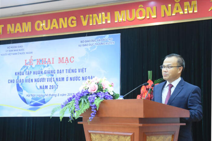 Thứ trưởng Vũ Hồng Nam phát biểu Khai mạc Khóa tập huấn