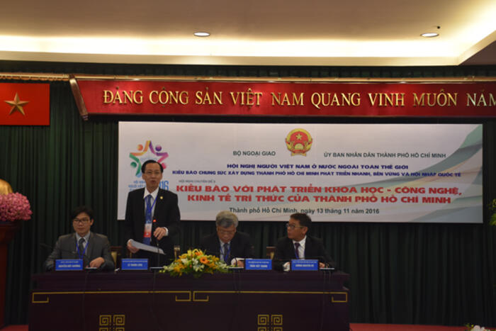 Phó Chủ tịch Thường trực UBND TP Hồ Chí Minh Lê Thanh Liêm phát biểu