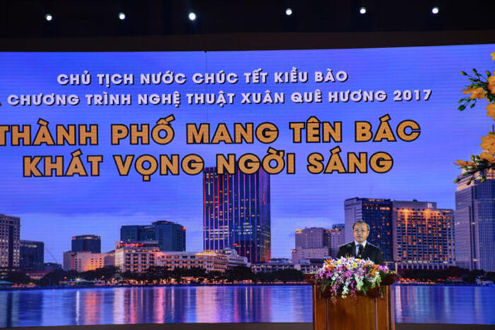Thứ trưởng Vũ Hồng Nam phát biểu tại Chương trình Xuân Quê hương 2017