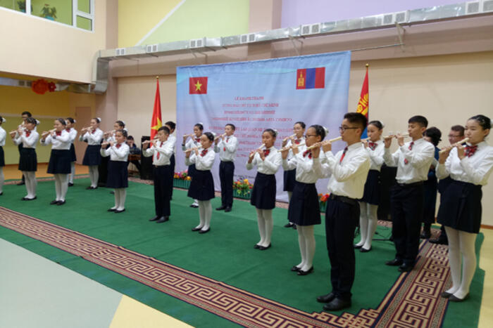 Những bài hát về Bác Hồ của các cháu học sinh Trường 14 mang tên Hồ Chí Minh