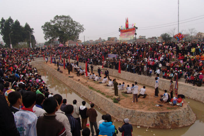 Lễ hội kéo co tại Vĩnh Phúc