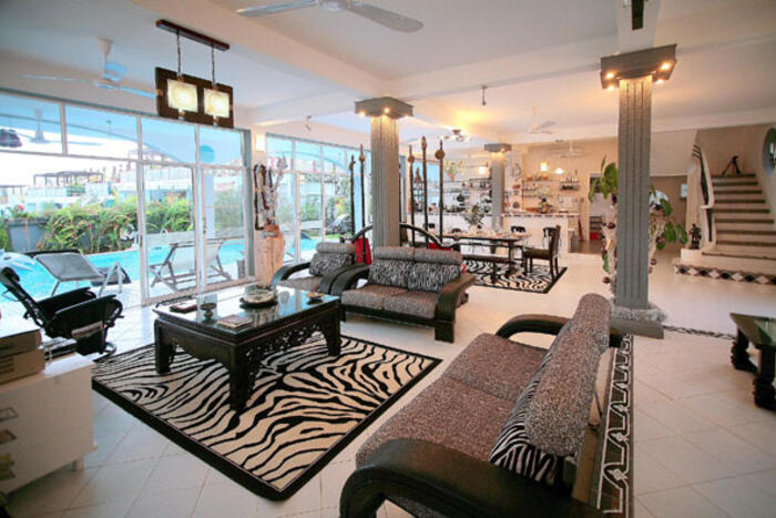 Phòng khách của căn hộ Khu biệt thự cao cấp An Hoa Residence