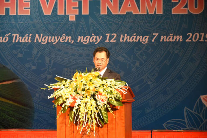 Ông Trịnh Việt Hùng phát biểu tại buổi lễ