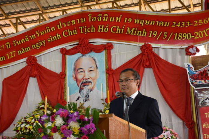 Thứ trưởng Vũ Hồng Nam phát biểu tại buổi Lễ