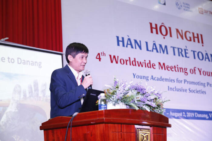 Ông Nguyễn Hoành Năm phát biểu chào mừng Hội nghị