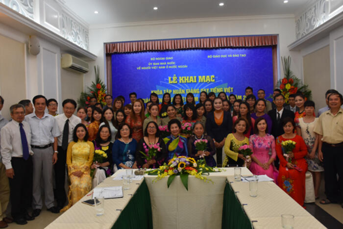 Lễ khai mạc Khóa tập huấn giảng dạy tiếng Việt cho giáo viên người Việt Nam ở nước ngoài (tháng 8/2016)
