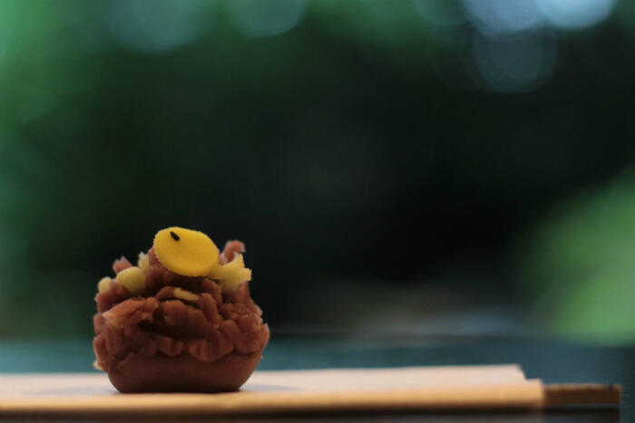 Đây là một set bánh tráng miệng wagashi truyền thống của Nhật Bản. Mỗi mùa trong năm lại có những loại wagashi khác nhau