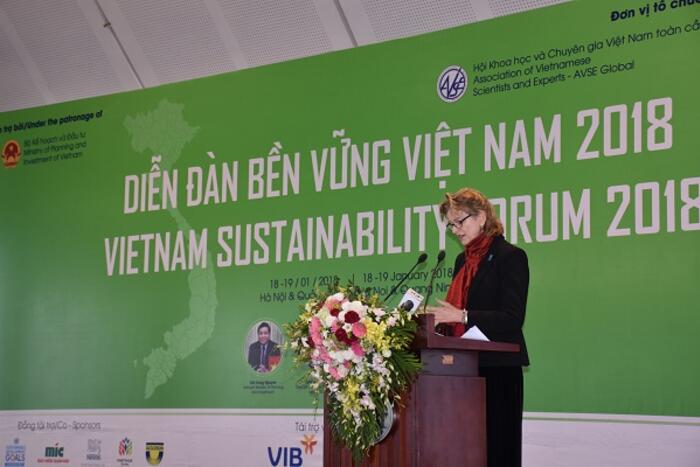 Bà Caitlin Wiesen, Giám đốc UNDP Việt Nam