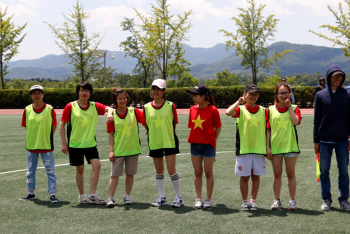 Những khoảnh khắc đẹp của các tuyển thủ