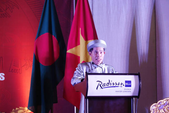 Đại sứ Trần Văn Khoa phát biểu tại Lễ kỷ niệm