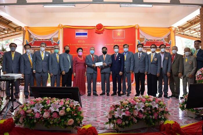 Tổng hội người Thái gốc Việt toàn Thái Lan đã ủng hộ 250.000 baht  tu bổ Khu di tích Chủ tịch Hồ Chí Minh tại bản Mạy, tỉnh Nakhon Phanom