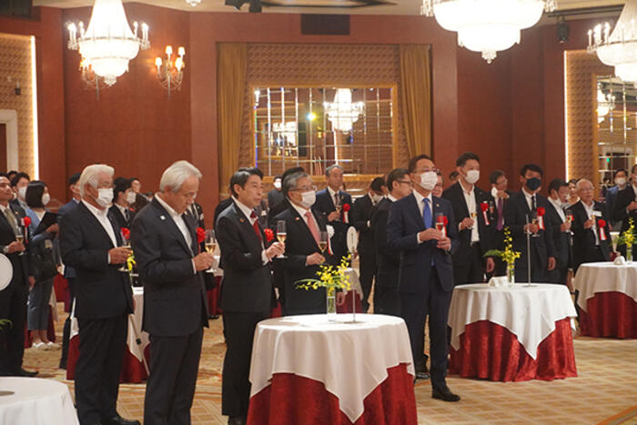 Các đại biểu tham dự Lễ kỷ niệm 77 năm Quốc khánh nước Cộng hòa xã hội chủ nghĩa Việt Nam