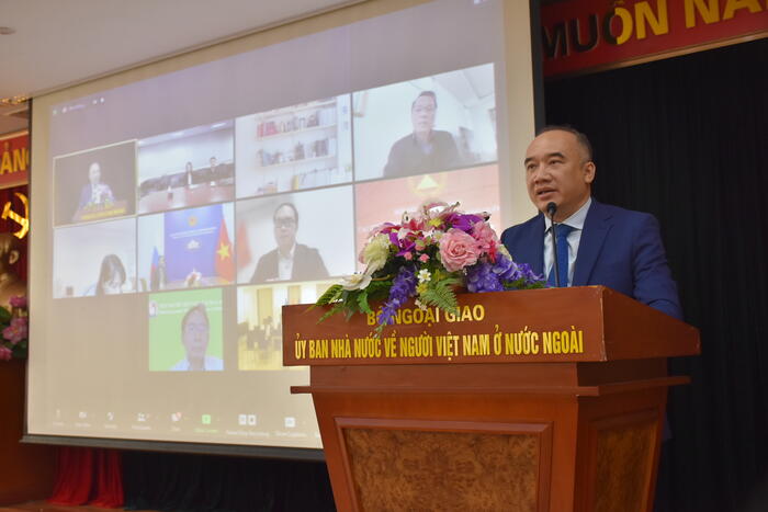 Ông Nguyễn Mạnh Đông phát biểu tại Hội thảo