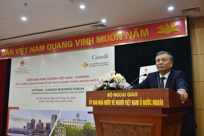Thứ trưởng Bộ Nội vụ Nguyễn Trọng Thừa phát biểu tại Diễn đàn
