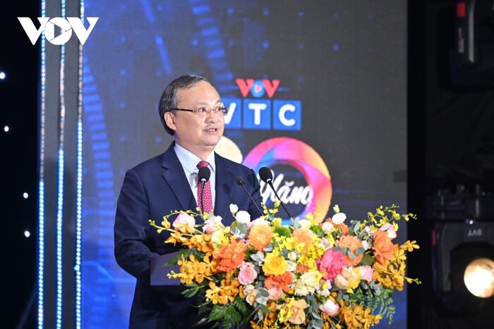 Tổng Giám đốc VOV Đỗ Tiến Sỹ phát biểu tại Lễ kỷ niệm