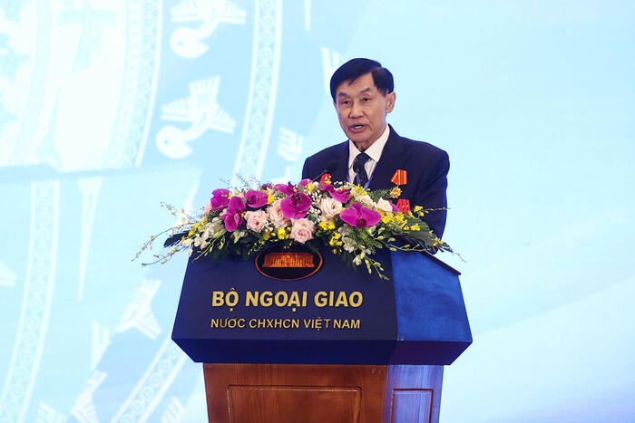 Ông Jonathan Hạnh Nguyễn phát biểu tại Hội nghị