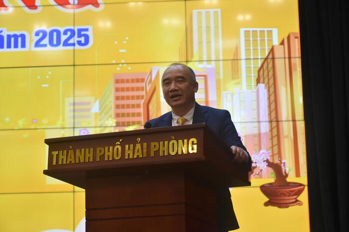 Ông Nguyễn Mạnh Đông phát biểu tại buổi gặp gỡ