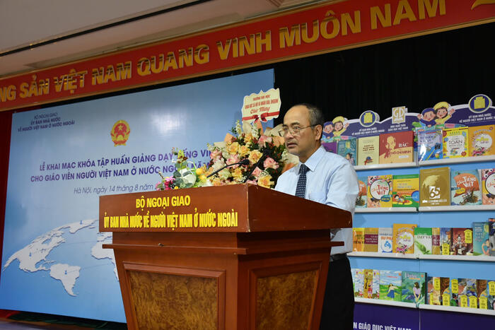 Chủ nhiệm Ủy ban Nguyễn Trung Kiên phát biểu khai mạc Khóa tập huấn
