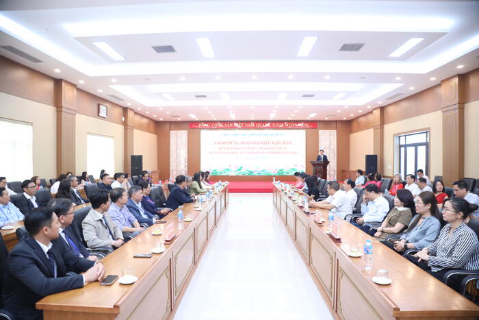 Quang cảnh buổi làm việc của Đoàn với tỉnh Phú Thọ