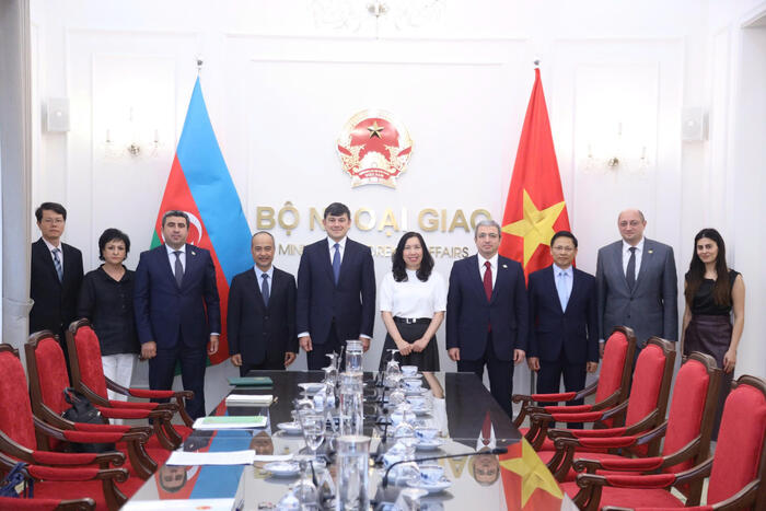 Các đại biểu chụp ảnh chung. (Ảnh: Thành Long)