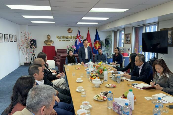 Ông Nguyễn Văn Thái, Chủ tịch Hội người Việt tại Wellington bày tỏ tin tưởng vào các chính sách của Đảng, Nhà nước