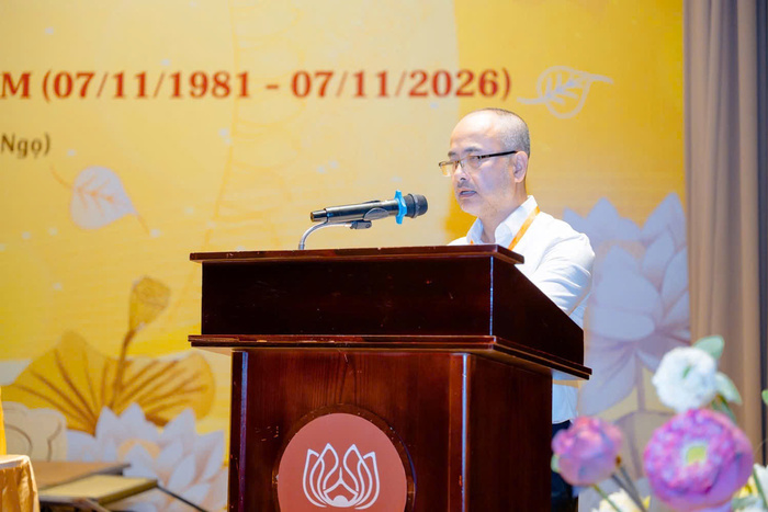 Chủ nhiệm Nguyễn Trung Kiên phát biểu tại Hội thảo