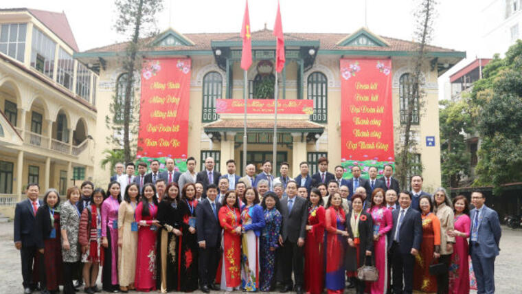 Xuân Quê hương 2019: Đại biểu kiều bào chúc Tết lãnh đạo UBTW Mặt trận Tổ quốc Việt Nam