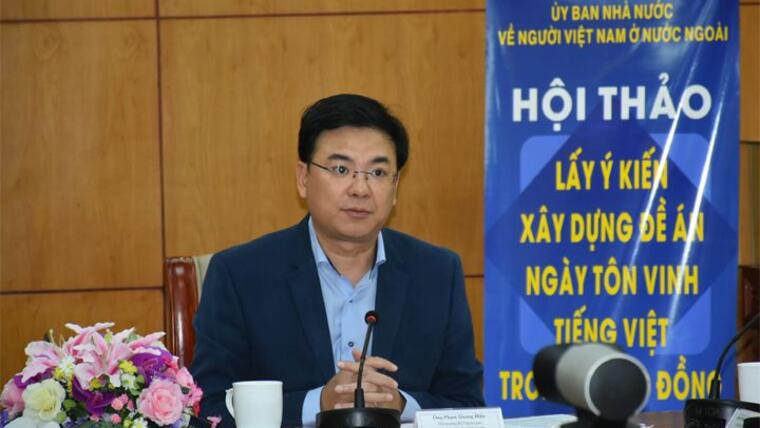 Hội thảo lấy ý kiến xây dựng dự thảo Đề án Ngày Tôn vinh tiếng Việt trong cộng đồng NVNONN