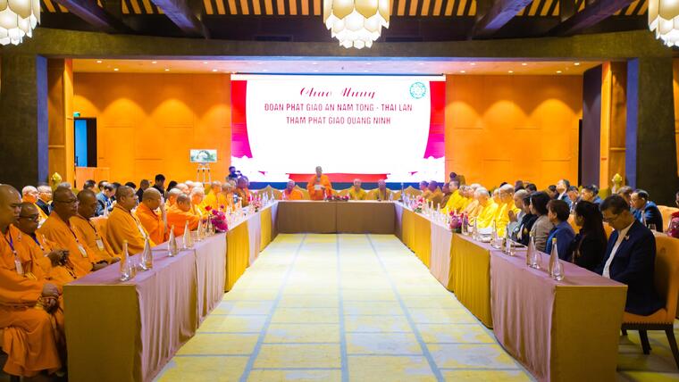 Đoàn đại biểu Phật giáo An Nam Tông thăm tỉnh Quảng Ninh
