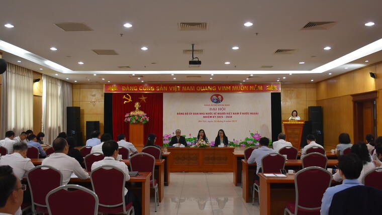 Đại hội Đảng bộ Uỷ ban Nhà nước về người Việt Nam ở nước ngoài nhiệm kỳ 2025 – 2030 