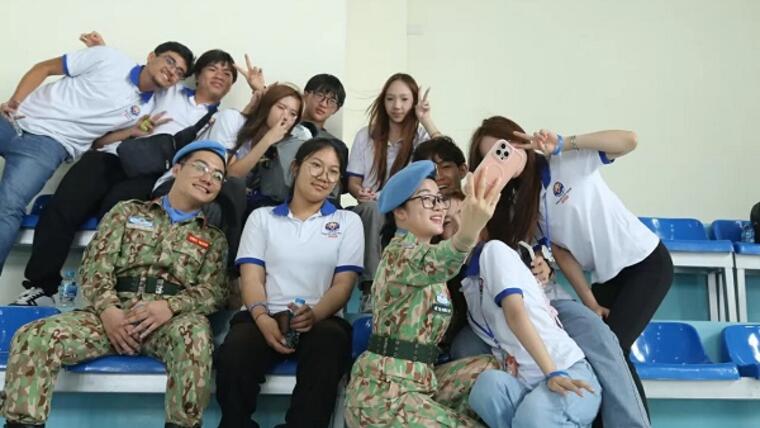 Tọa đàm, giao lưu giữa các đại biểu Trại hè Việt Nam 2025 với cán bộ, chiến sĩ Cục Gìn giữ hòa bình Việt Nam: Lan tỏa lòng tự hào dân tộc từ những chiến sĩ “mũ nồi xanh” Việt Nam