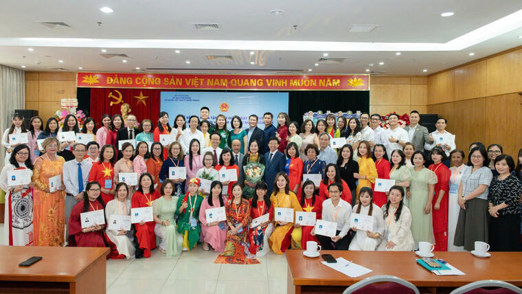 Bế mạc Khóa tập huấn giảng dạy tiếng Việt cho giáo viên người Việt Nam ở nước ngoài năm 2025