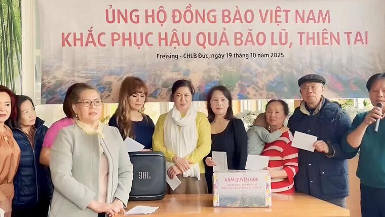 Người Việt tại Đức hướng về quê hương – Chung tay hỗ trợ đồng bào khắc phục hậu quả bão lũ