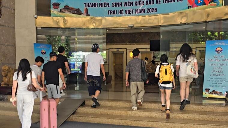 Các bạn trẻ náo nức dự Trại hè Việt Nam 2026