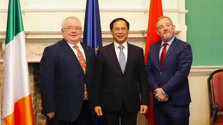 Việt Nam coi trọng quan hệ hữu nghị và hợp tác nhiều mặt với Ireland