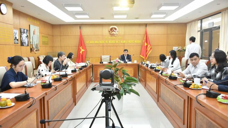 Tọa đàm “Đồng hành và kết nối với đội ngũ doanh nhân Việt Nam trong và ngoài nước trong kỷ nguyên mới: Chính sách và kiến tạo”.