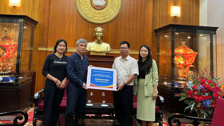 Kiều bào Ucraina và Hoa Kỳ chung tay ủng hộ đồng bào vùng bão lũ