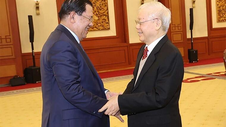 Tổng Bí thư Nguyễn Phú Trọng gửi thư chúc mừng Chủ tịch Đảng Nhân dân Campuchia Hun Sen